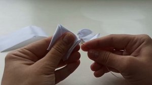 Бантики из атласной ленты на резинке