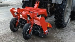 Скалыватель льда ЭМ 2.0 и асфальт