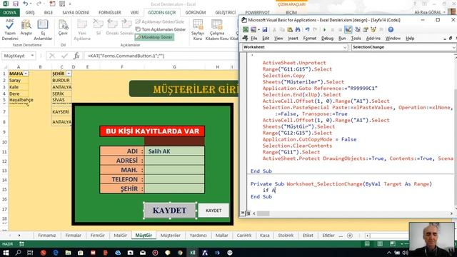 EXCEL DERSLERİ - 7