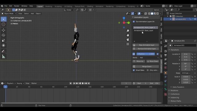 How to combine mixamo animation in blender (hindi) смотреть онлайн