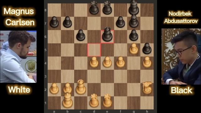 🔥Magnus Carlsen ( White ) Vs Nodirbek Abdusattorov ( Black ) 1/2 : 1/2 смотреть онлайн
