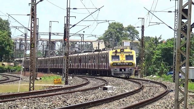 Balichak +Kharagpur Bound ICF Made 3 Phase Medha EMU Running Under Shiny Sky | SER смотреть онлайн