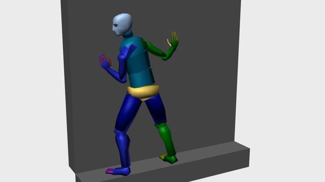 Game Animation - Locomotion Human Walk Edge Left (3ds Max and Maya) смотреть онлайн