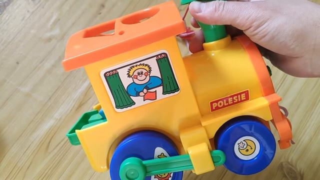 Паровоз-сортер ТМ Полісся 6189 - огляд і відгук смотреть онлайн