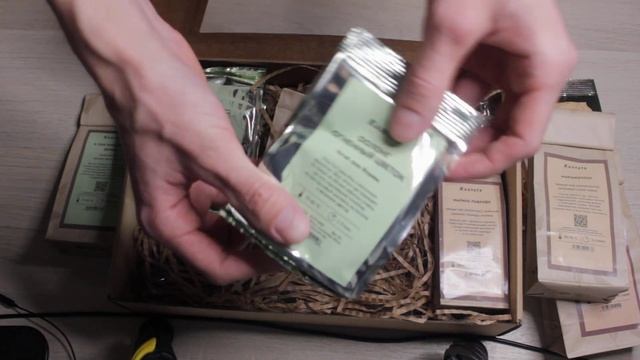 Чайный набор Таппинг и Шуршащие звуки АСМР - Tapping And Scratching TEA BOX ASMR