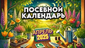 Агрогороскоп Апрель 2025: Лунный посевной календарь на апрель для сада и огорода