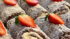Вкуснейший рулет. Рецепт Нежного десерта. Простой рецепт вкусного рулета в домашних условиях