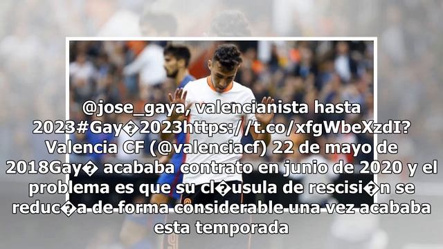 Valencia CF: Gaya renueva hasta 2023 con una cl�usula de 100 millones de euros - Marca.com смотреть онлайн