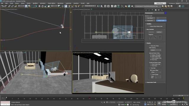 112 - Редактирование траектории с помощью Motion Path в 3ds Max 2025 смотреть онлайн