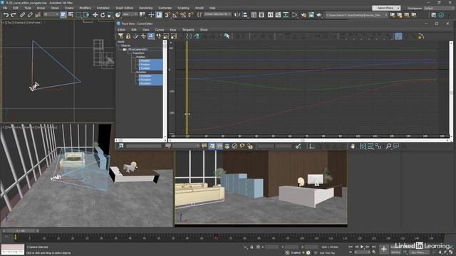 108 - Навигация по редактору кривых в 3ds Max 2025 смотреть онлайн