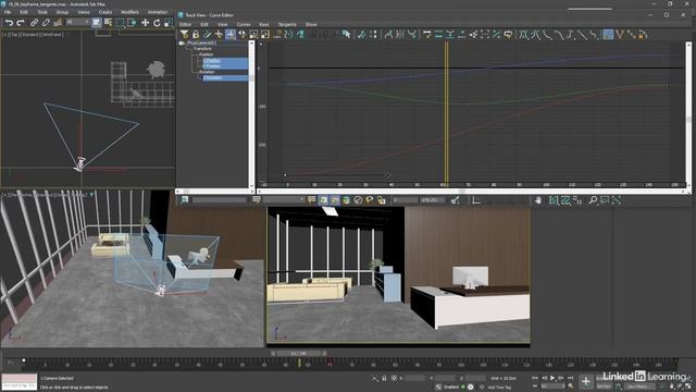 111 - Работа с касательными ключевых кадров в 3ds Max 2025 смотреть онлайн