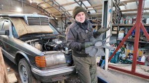 Собираем Мерседес W-126. Хотели выезжать! Но, что-то пошло не так!