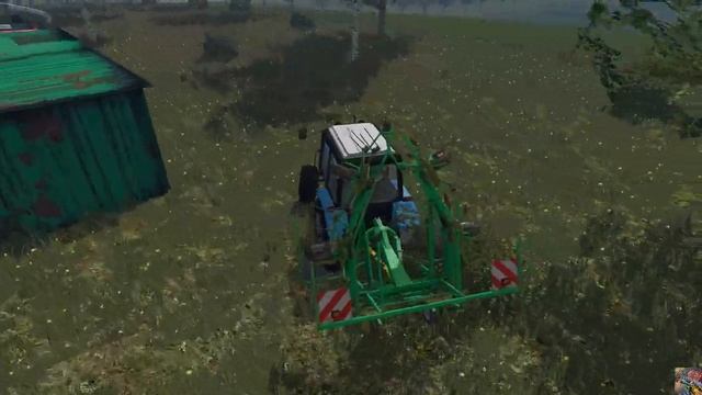 FS2015 - Один российский край - 122 - новый комбайн и голодные коровы