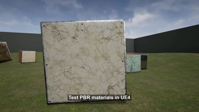 Test PBR materials in UE4 смотреть онлайн