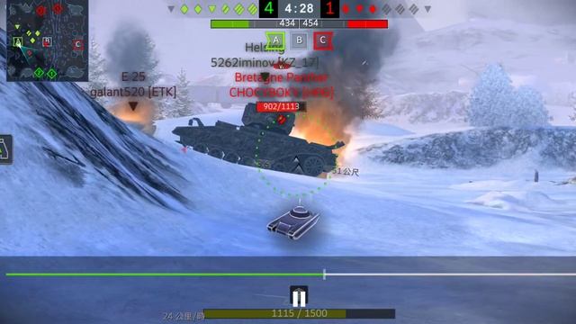 World of Tanks Blitz - Black Prince Heavy Tank Gameplay (3.5K+ Damage 5 kills Master) смотреть онлайн