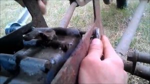 Снятие редуктора с мотороллера «Муравей» (ТГА- 200)