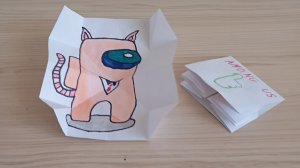 как сделать крутую открытку из бумаги А4