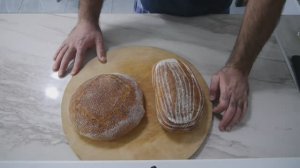 Пшеничный хлеб из влажного теста на закваске. Обязательно попробуйте!