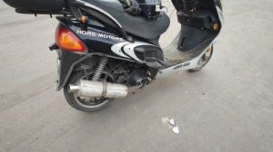 Скутер ХОРС56..Холодно НО прокатится хочется