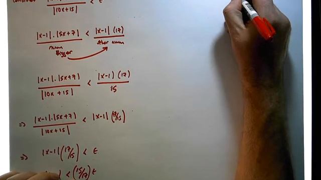 Calculus - Limits (Epsilon Delta Proofs): Limit of a Rational Function (Example 1) - Part 3 смотреть онлайн