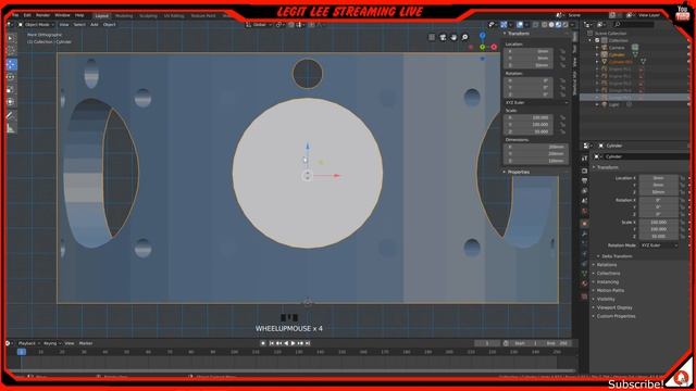 Radail Engine Part 3(Blender 2.8 3D Designing) смотреть онлайн