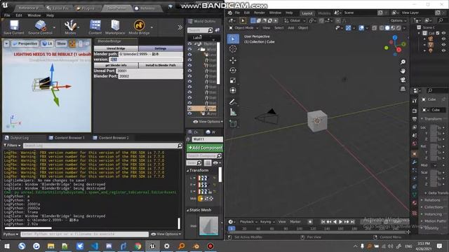 Blender Bridge: 0.2 - Automatic installation | Unreal Engine смотреть онлайн