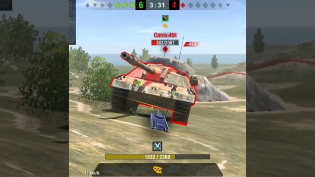 Carro 45 t NEW TANK SPOTTED - World of Tanks Blitz смотреть онлайн