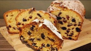 КЕКС С ИЗЮМОМ
Вкусная домашняя выпечка к чаю☕