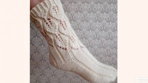 НОСКИ ажурные с пяткой СТРОНГ. / Подробный МК./