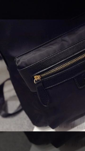 Fashion nylon Oxford backpack.avi смотреть онлайн