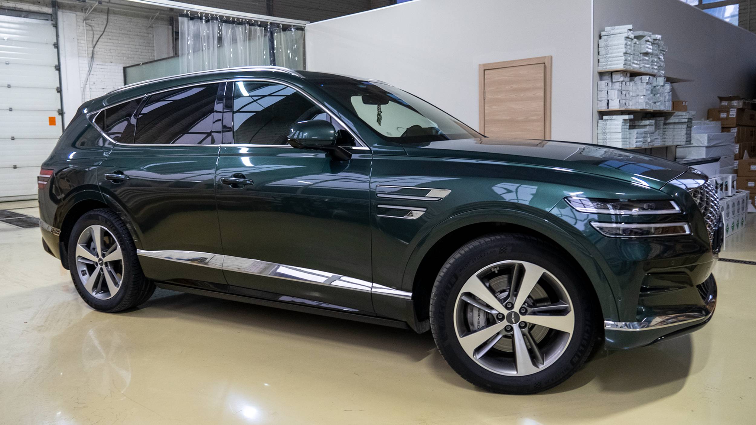 Genesis GV80 Замена выдвижных подножек смотреть онлайн