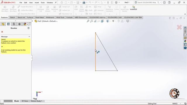 Cone easy Modeling in Solidworks|Solidworks tutorial | easy 3 смотреть онлайн