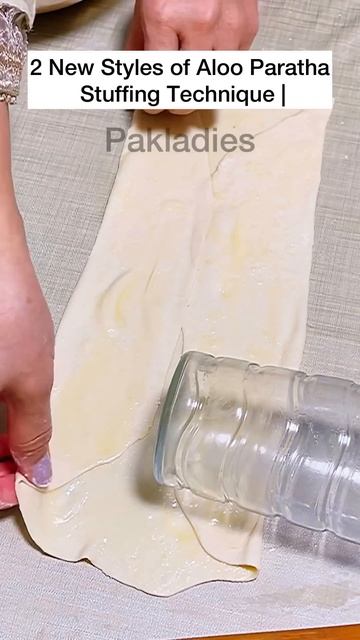 2 New Styles Of Aloo Paratha Stuffing Technique | Lachha Paratha #shorts #viral