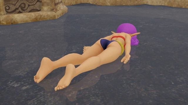 【MMD Ryona リョナ】Shantae KO Animation