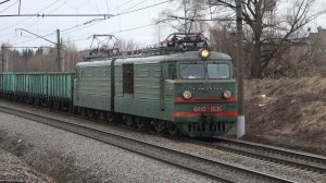 Поезда на перегоне Шиферная - Пески Московской железной дороги. Апрель 2022 года. Часть 1