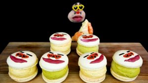 ASMR MUKBANG :) Giant Realmouth Macaron eating sounds!