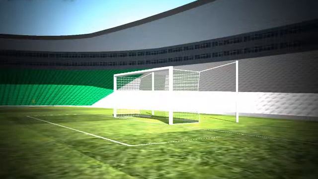 Google SketchUp - Simple Stadium 2012 - Green Colour HD смотреть онлайн