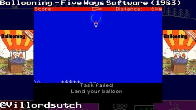 Ballooning on the ZX Spectrum from Heinemann (1983) смотреть онлайн