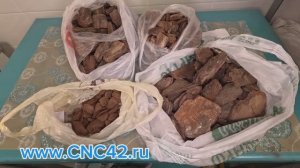 ВиброГалтовка, окатывание коры сосны