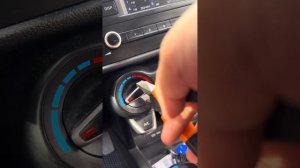 Замена ручки переключателя кондиционера и печки Киа Рио 4 поколения рестайлинг