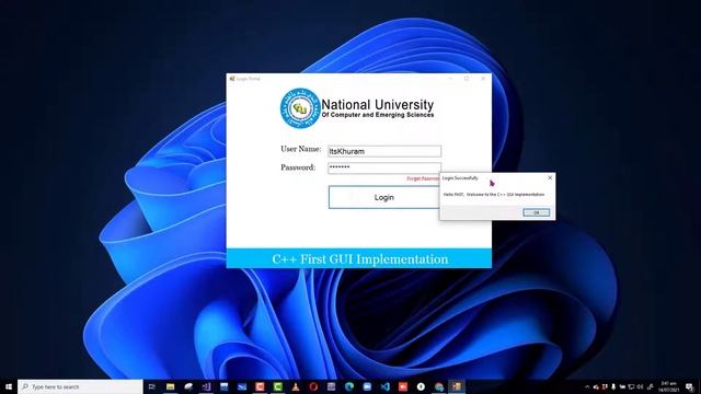 C++ First GUI Implementation Demo | GUI Demo смотреть онлайн