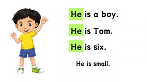 HE - SHE for kids + GAME