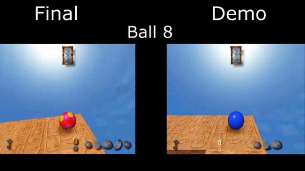 Kula World - Demo vs Final Balls