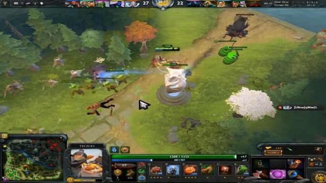 Катка за Techies!DOTA 2! смотреть онлайн