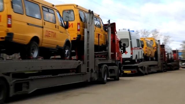 Пришли новые авто для скорой помощи и школ смотреть онлайн