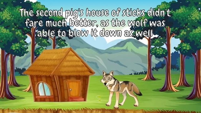 Three Little Pigs and Bad Wolf | short story in English for kids | смотреть онлайн