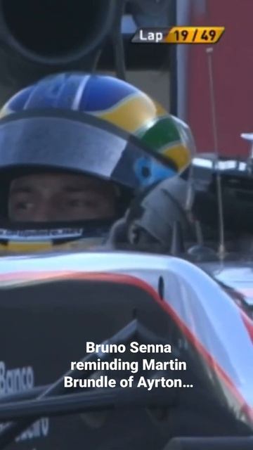 Bruno Senna reminding Martin Brundle of Ayrton Senna… #AyrtonSenna #F1 #MartinBrundle #bahreinGP смотреть онлайн