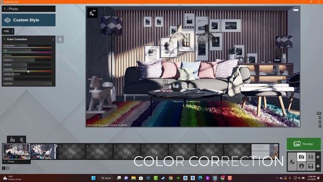 INTERIOR RENDERING PROCESS IN LUMION12 W/BLUR EFFECT смотреть онлайн