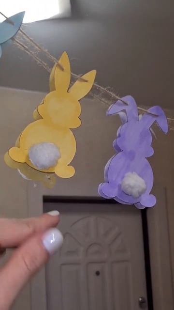 Гирлянда на пасху своими руками