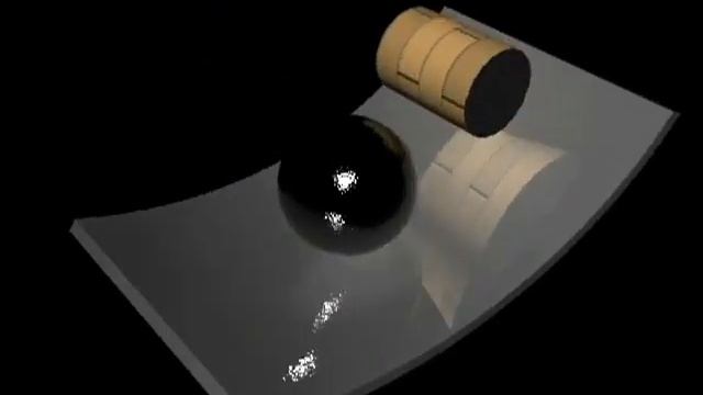 Ball chasing cylinder - my first 3ds max movie смотреть онлайн